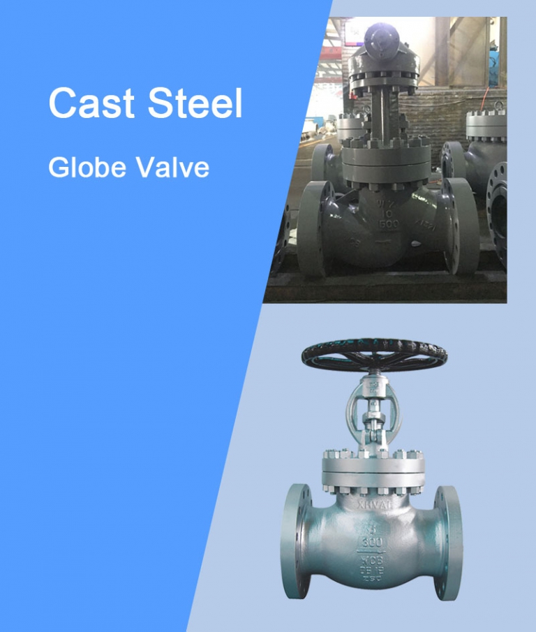 cast steel low pressure globe valve
