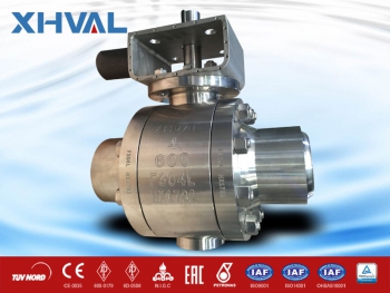 3 pc forged steel floating ball valve