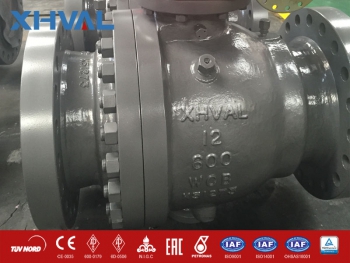 cast steel trunnion ball valve