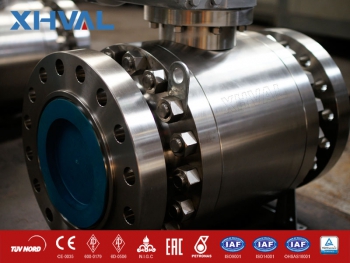 hard seal trunnion ball valve