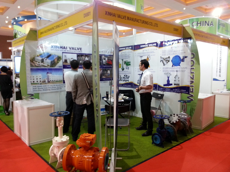 Xinhai Valve Attended Oil & Gas Indonesia 2013
