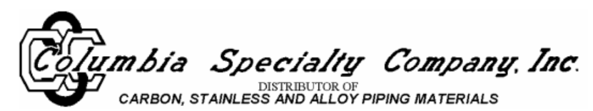  Columbia Specialty Co., Inc. logo