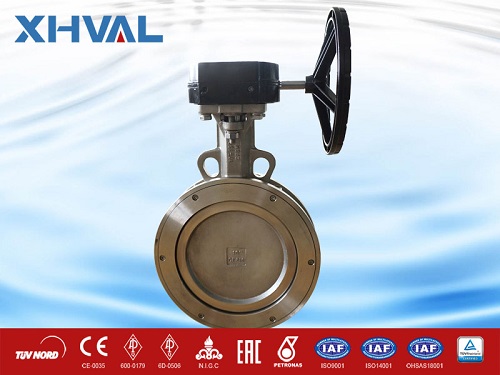 Butterfly valve in XHVAL