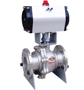 a floating type ball valve