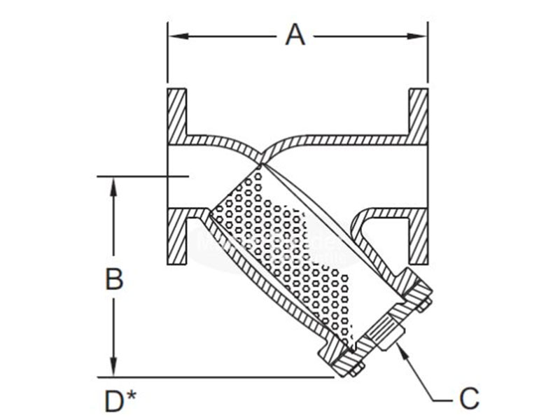 Pre-installation of Y type strainers