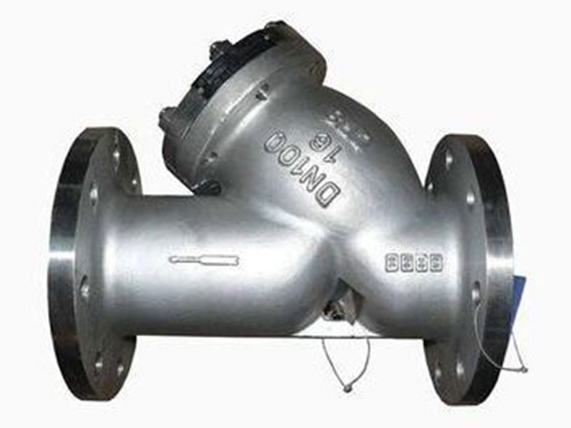 Y flanged strainer API 598