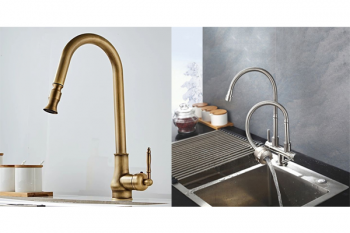 Brass and Stainless Steel Faucet