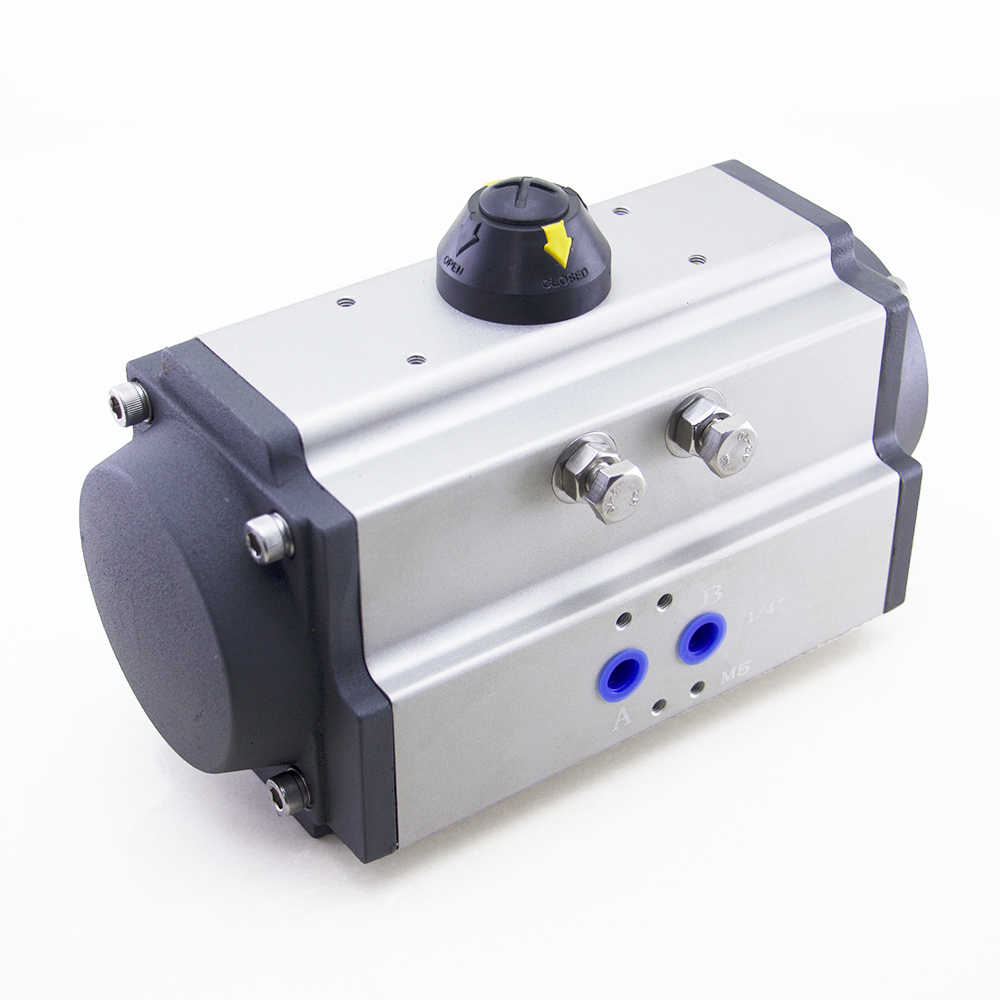 Pneumatic Actuated Valve, double-acting rotary actuator
