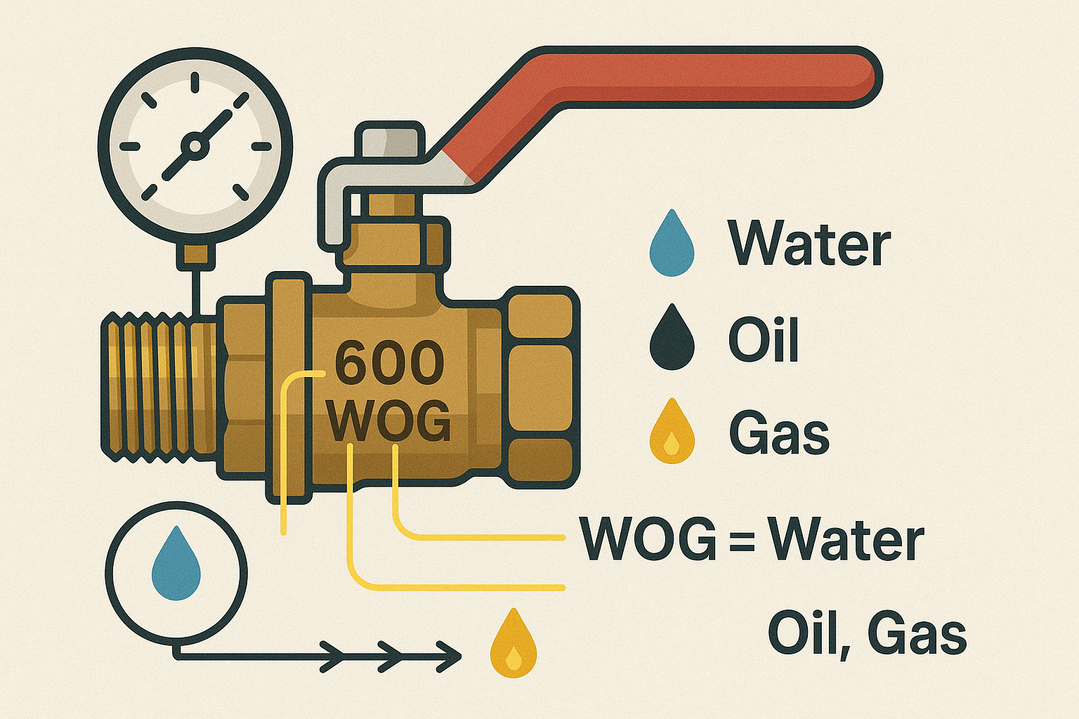 What Does WOG Mean on a Ball Valve? | WOG vs WSP vs CWP Guide