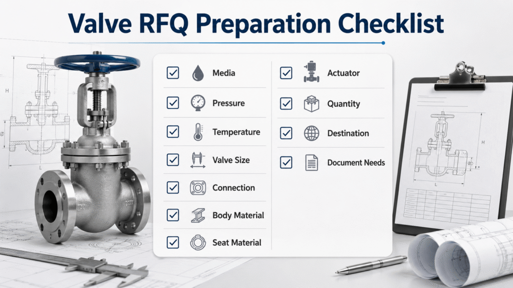 Checklist of details to prepare before requesting a ball valve or butterfly valve quotation