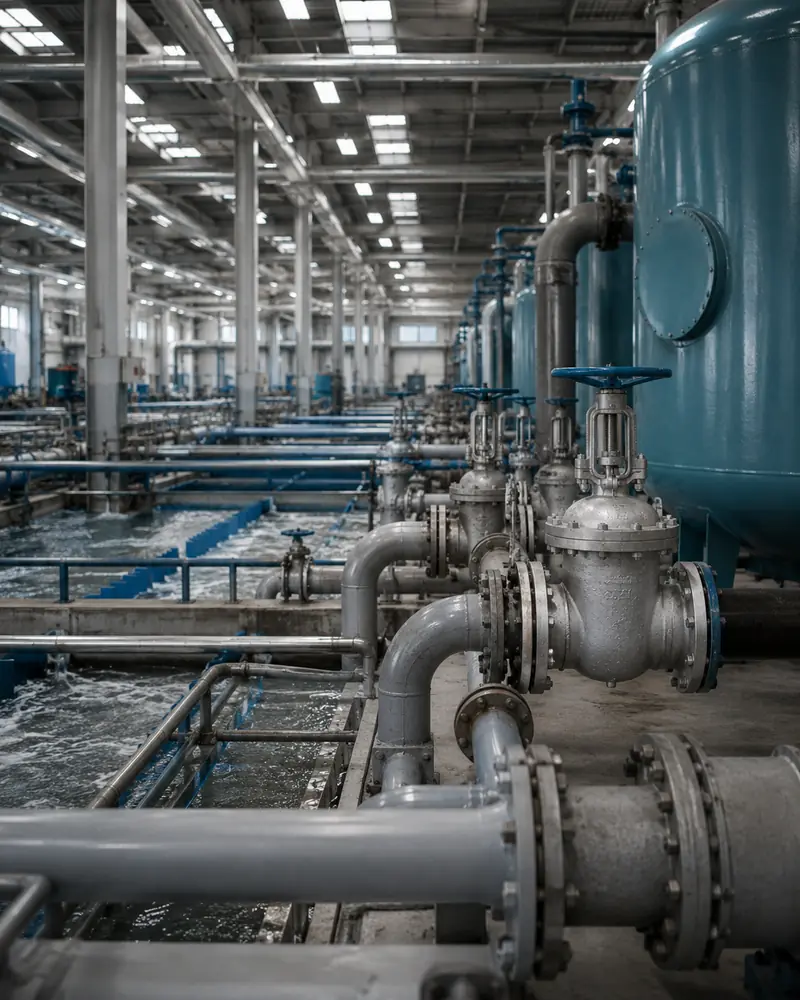 Water treatment valve application
