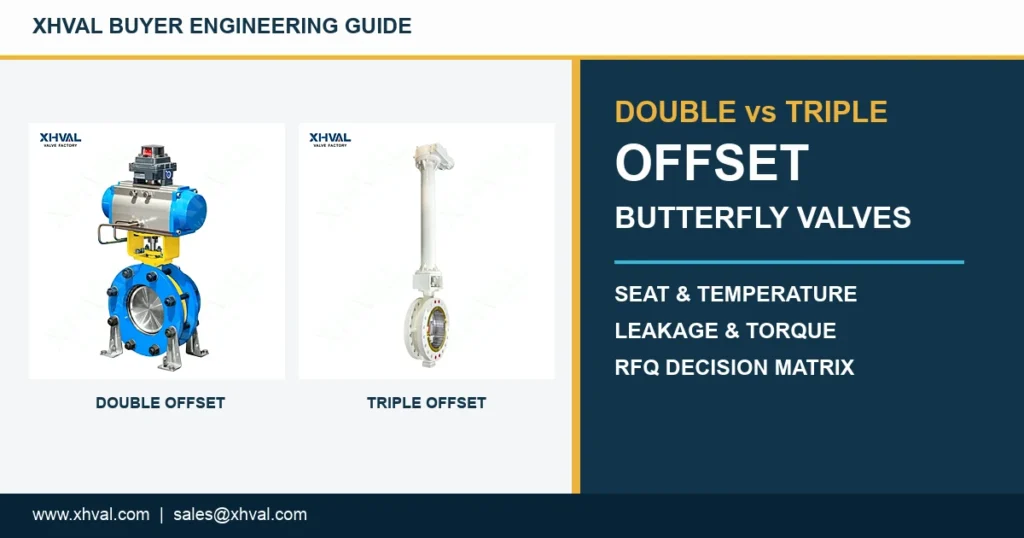 XHVAL double-offset versus triple-offset butterfly valve RFQ decision guide