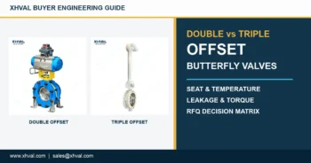XHVAL double-offset versus triple-offset butterfly valve RFQ decision guide